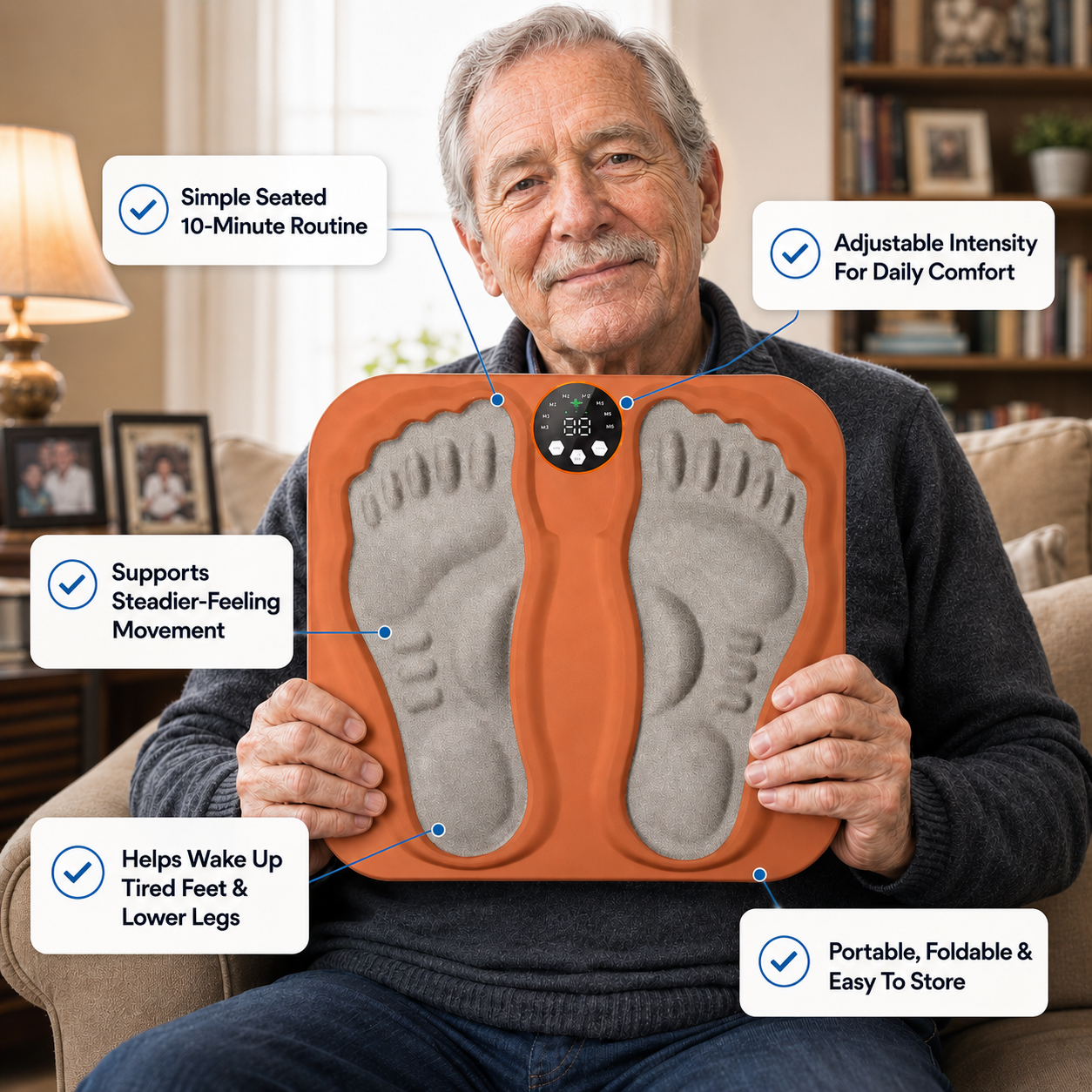 Easier Standing With The Nelorvi Foot Massager